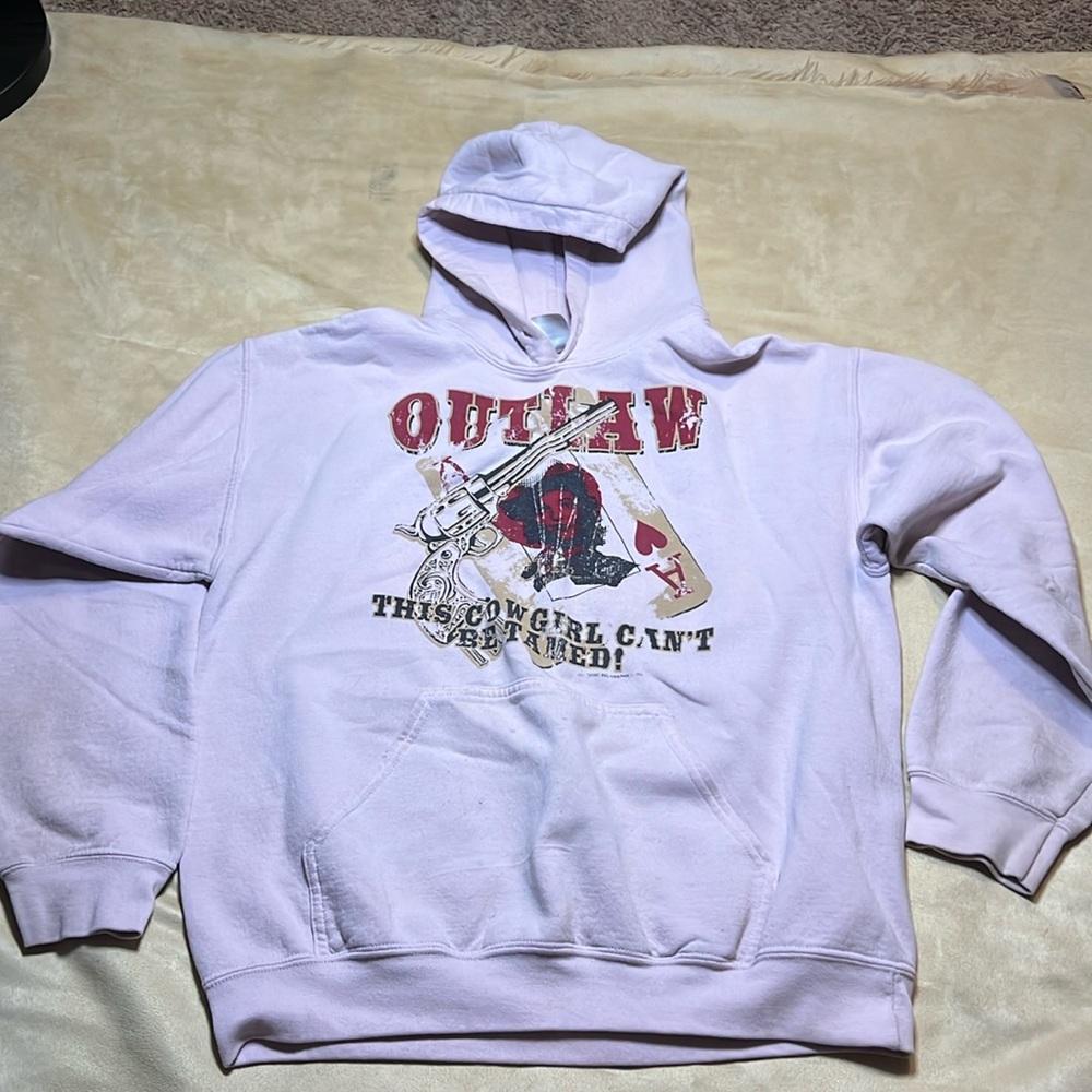 Pink outlaw sweater